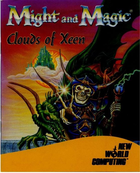 Manual for Might and Magic Sixpack (Windows) (GOG.com release): Clouds of Xeen (front)
