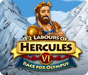 Front Cover for 12 Labours of Hercules VI: Race for Olympus (Macintosh and Windows) (Big Fish Games release)