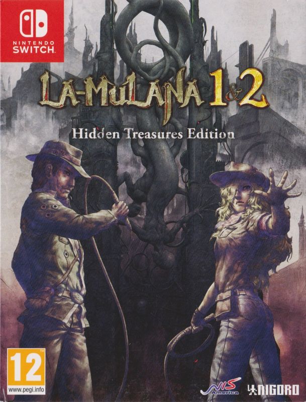 Front Cover for La-Mulana 1 & 2 (Hidden Treasures Edition) (Nintendo Switch) (Sleeved Box)