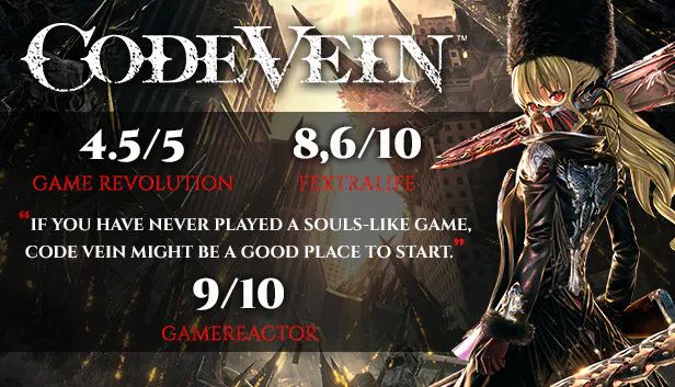 Front Cover for Code Vein (Windows) (Humble Store release): Game Score version cover