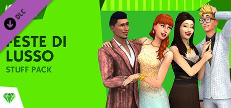 Front Cover for The Sims 4: Luxury Party Stuff (Windows) (Steam release): Italian version