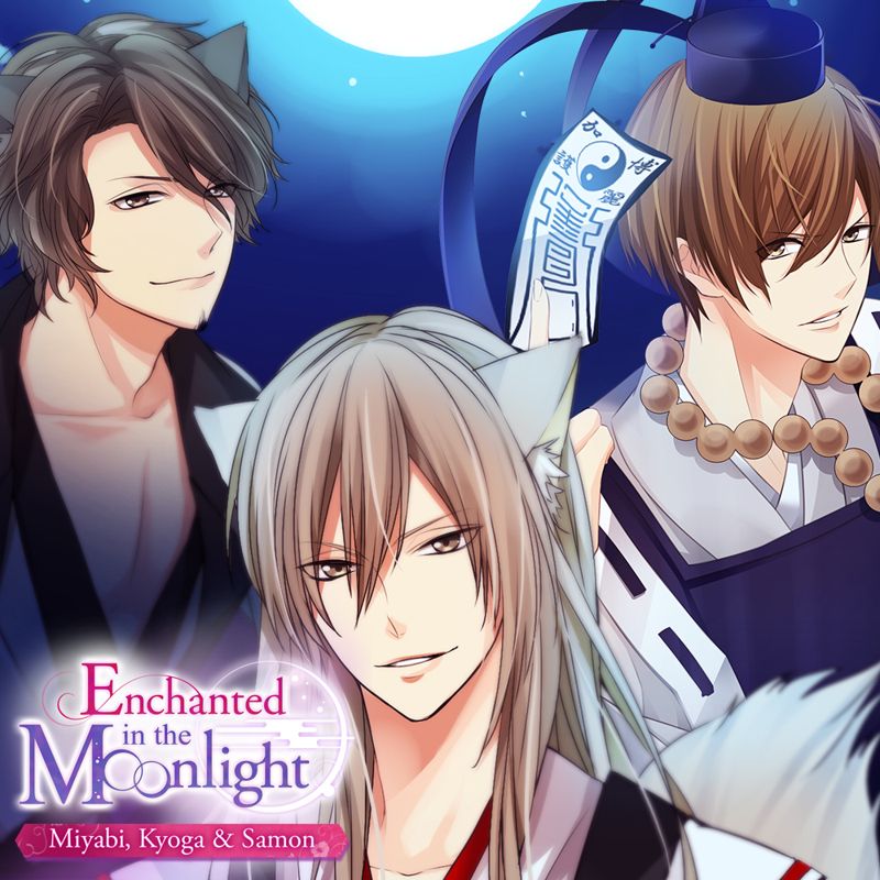 Front Cover for Enchanted in the Moonlight: Miyabi, Kyoga & Samon (Nintendo Switch) (download release)