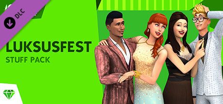 Front Cover for The Sims 4: Luxury Party Stuff (Windows) (Steam release): Danish version