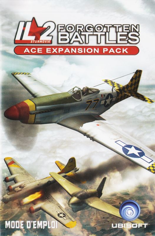Manual for IL-2 Sturmovik: Forgotten Battles - Ace Expansion Pack (Windows): Front (16-page)
