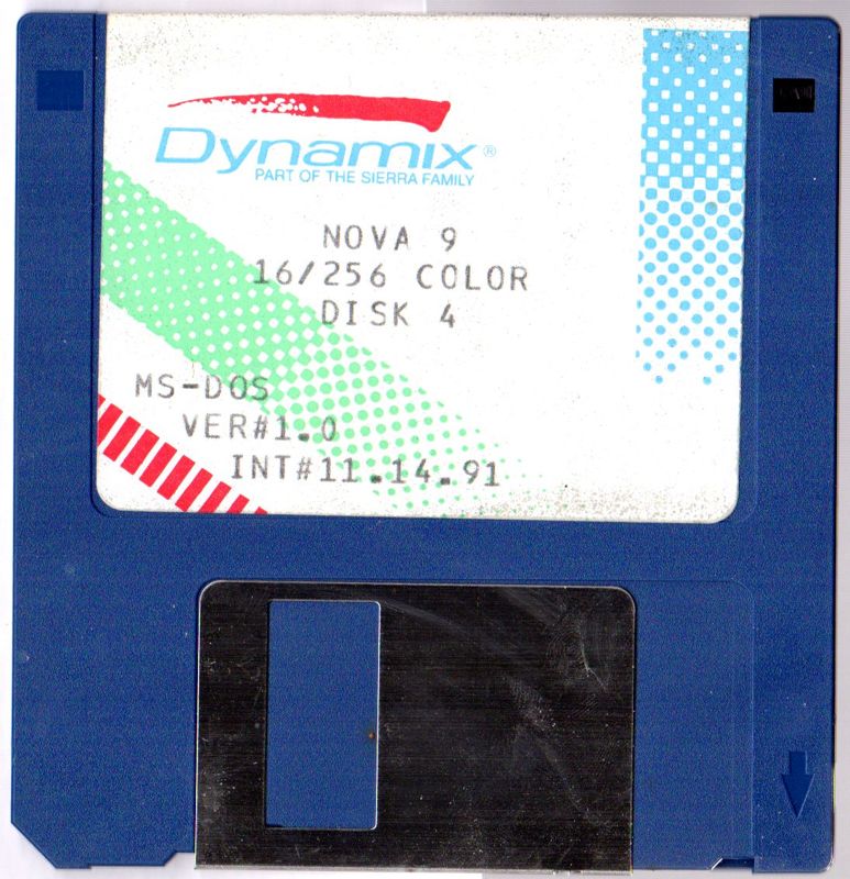 Media for Nova 9: The Return of Gir Draxon (DOS): 3.5" Disk 4