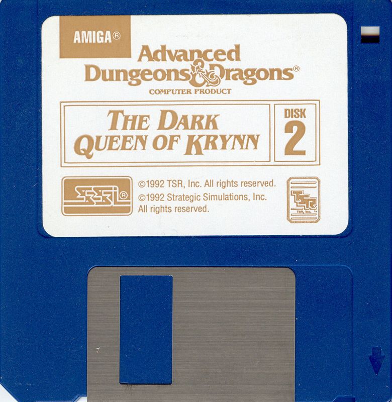 Media for The Dark Queen of Krynn (Amiga): Disk 2