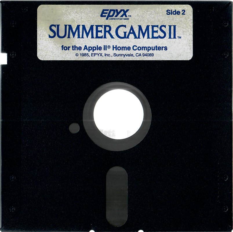 Media for Summer Games II (Apple II): Side 2/2