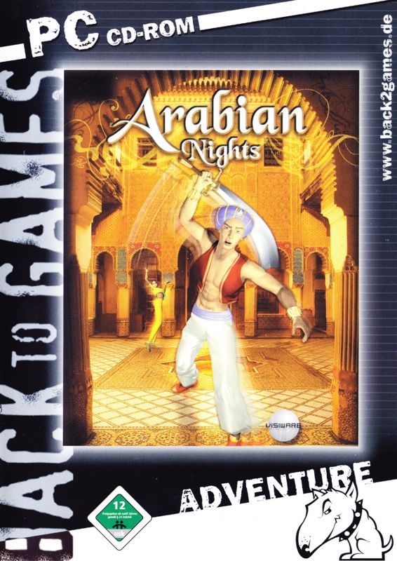 Front Cover for Arabian Nights (Windows) (Back to Games - 2nd re-release)