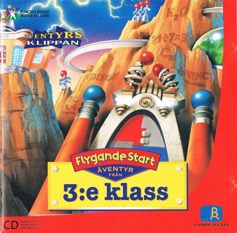 Other for JumpStart Adventures: 3rd Grade - Mystery Mountain (Macintosh and Windows and Windows 16-bit) (1998 Swedish release): Jewel Case - Front