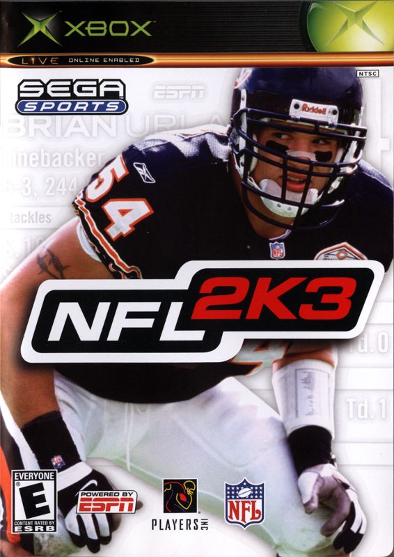 Front Cover for NFL 2K3 (Xbox)