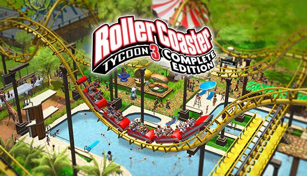 Front Cover for RollerCoaster Tycoon 3: Platinum! (Macintosh and Windows) (Humble Store release)