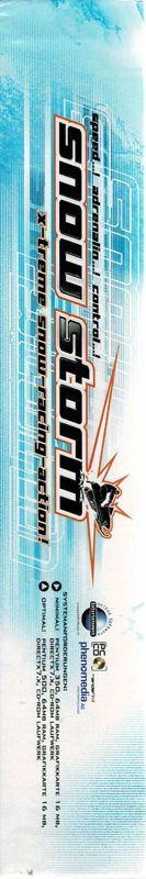 Spine/Sides for Snow Storm (Windows): Left