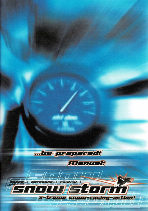 Manual for Snow Storm (Windows): Front