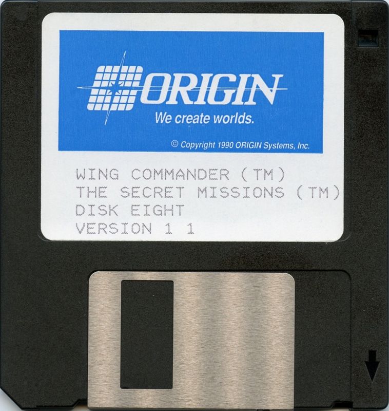 Media for Wing Commander: The Secret Missions (DOS) (3.5" Floppy Disk release): Disk 8