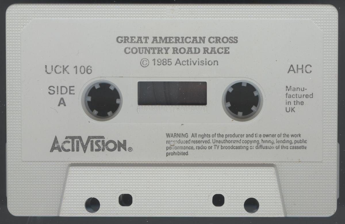 Media for The Great American Cross-Country Road Race (Atari 8-bit)