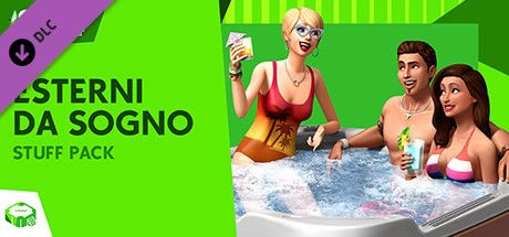 Front Cover for The Sims 4: Perfect Patio Stuff (Windows) (Steam release): Italian version