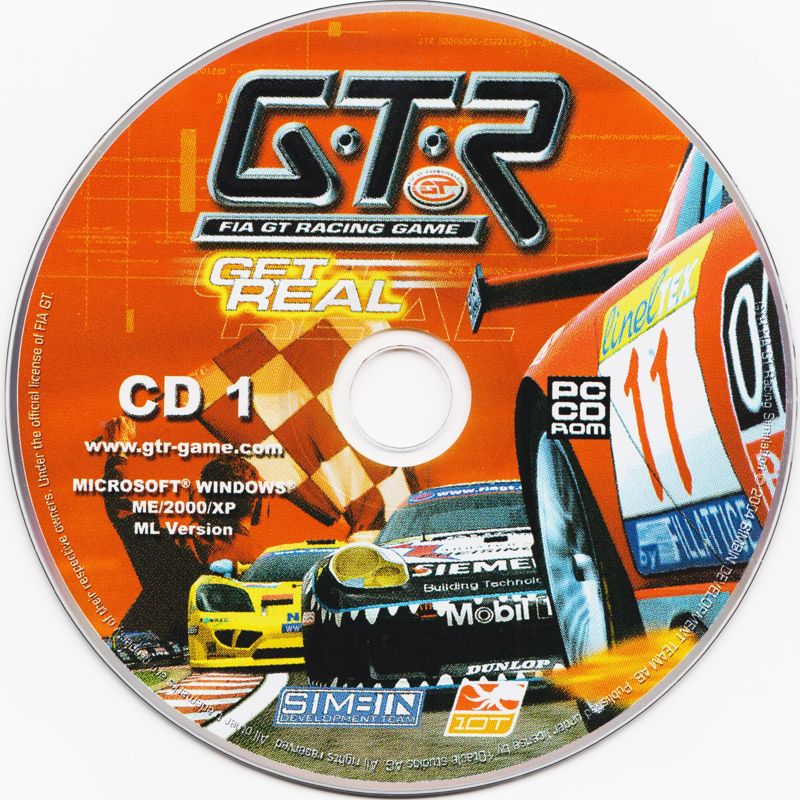 Media for GTR: FIA GT Racing Game (Windows): Disc 1