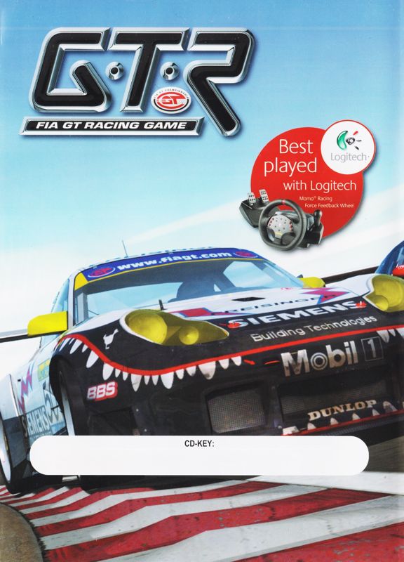 Inside Cover for GTR: FIA GT Racing Game (Windows): Left