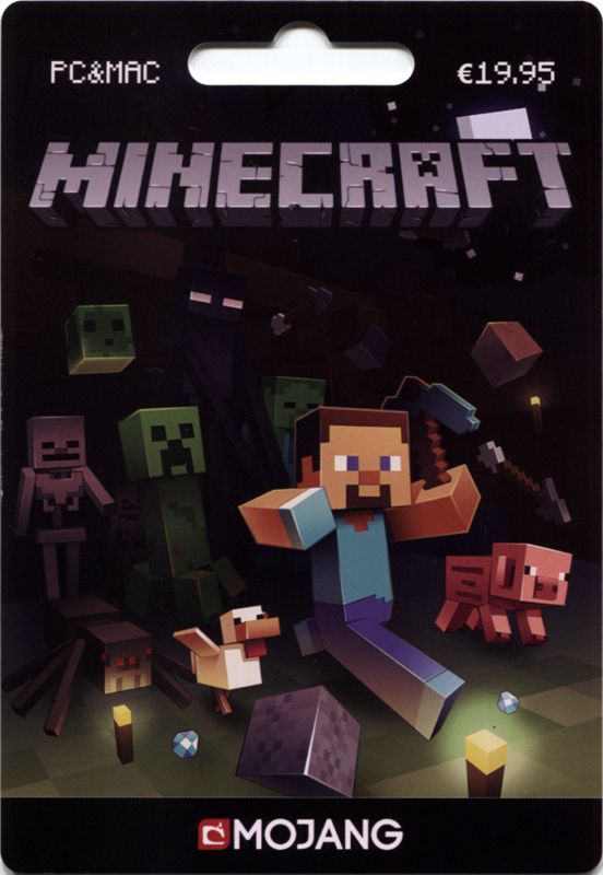Front Cover for Minecraft (Linux and Macintosh and Windows) (Pre-paid Game Card)