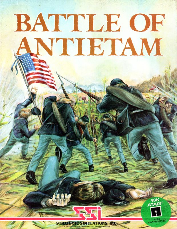 Front Cover for Battle of Antietam (Atari 8-bit)