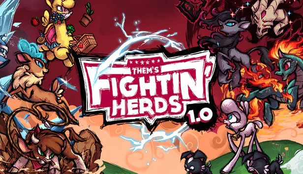 Front Cover for Them's Fightin' Herds (Windows) (Humble Store release)