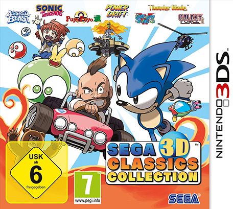 Front Cover for Sega 3D Classics Collection (Nintendo 3DS) (download release)