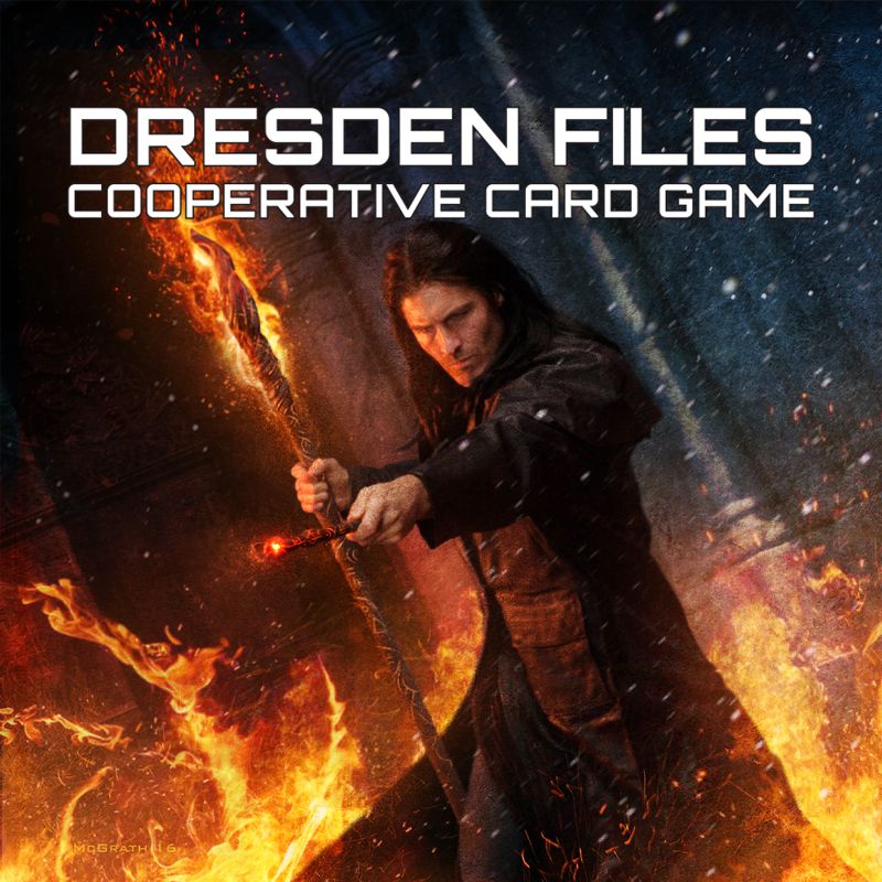 Front Cover for The Dresden Files: Cooperative Card Game (Nintendo Switch) (download release)