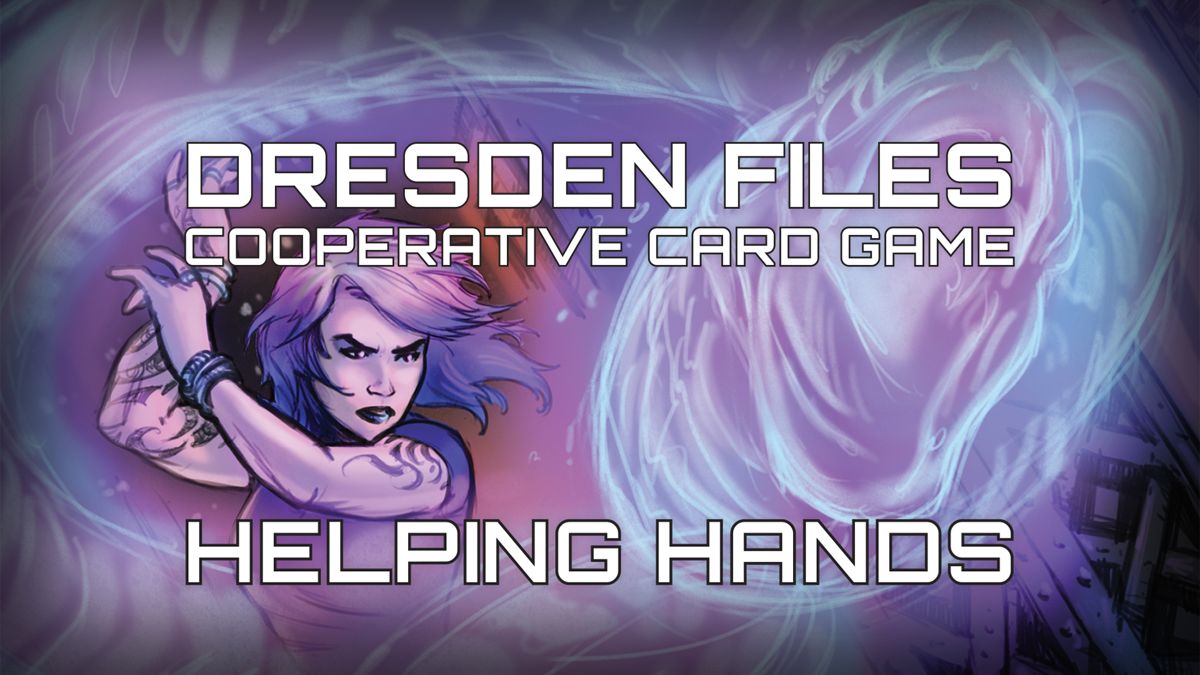 Front Cover for The Dresden Files: Cooperative Card Game - Helping Hands (Nintendo Switch) (download release)