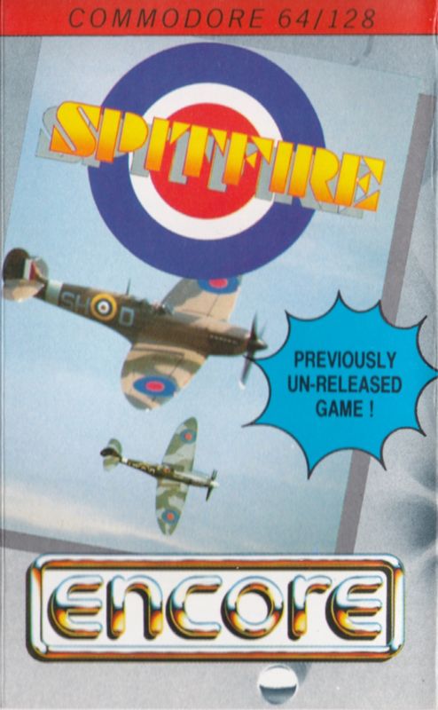 Front Cover for Spitfire (Commodore 64) (Encore Release)