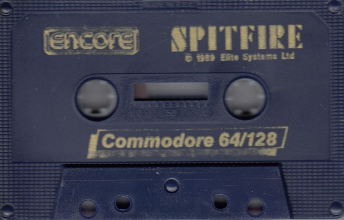 Media for Spitfire (Commodore 64) (Encore Release): Front
