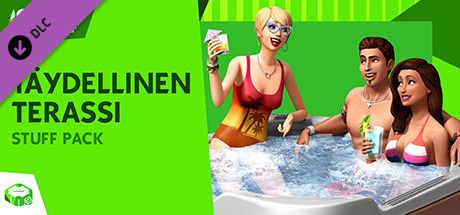 Front Cover for The Sims 4: Perfect Patio Stuff (Windows) (Steam release): Finnish version