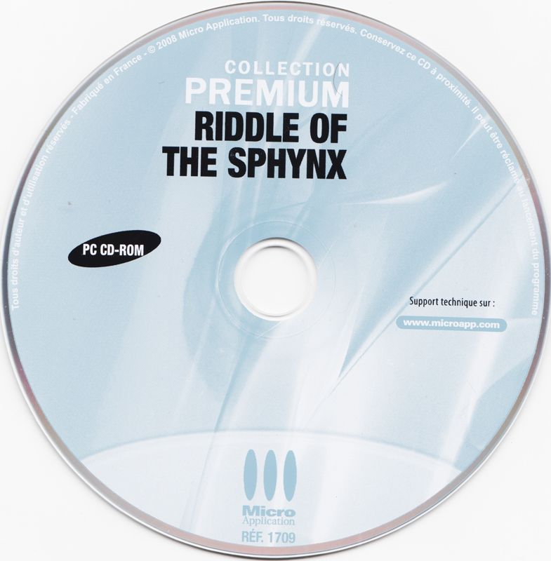 Media for Riddle of the Sphinx: An Egyptian Adventure (Windows) (Collection Premium release (Micro Application 2008))