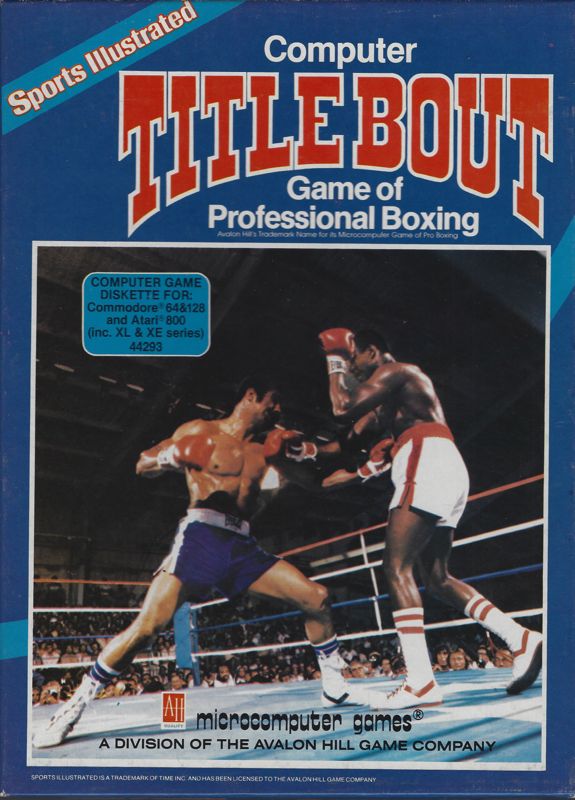 Front Cover for Computer Title Bout (Atari 8-bit and Commodore 64) (re-release)