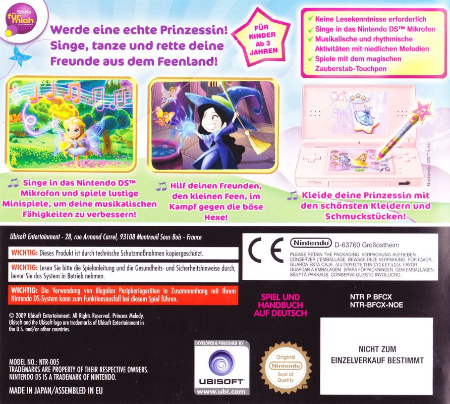 Other for Fairyland: Melody Magic (Nintendo DS) (Bundled w/Magic Wand stylus): DS Case - Back