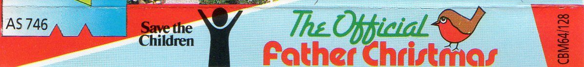 Spine/Sides for The Official Father Christmas (Commodore 64)