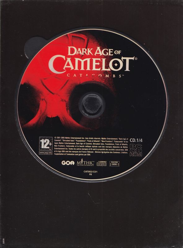 Other for Dark Age of Camelot: Catacombs (Windows): Cardboard Disc Holder #1 - Back
