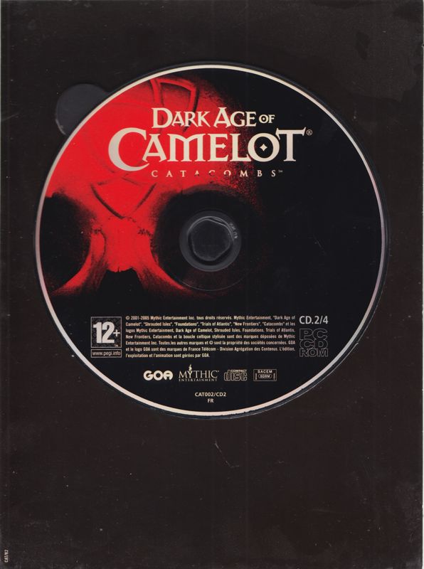 Other for Dark Age of Camelot: Catacombs (Windows): Cardboard Disc Holder #2 - Back