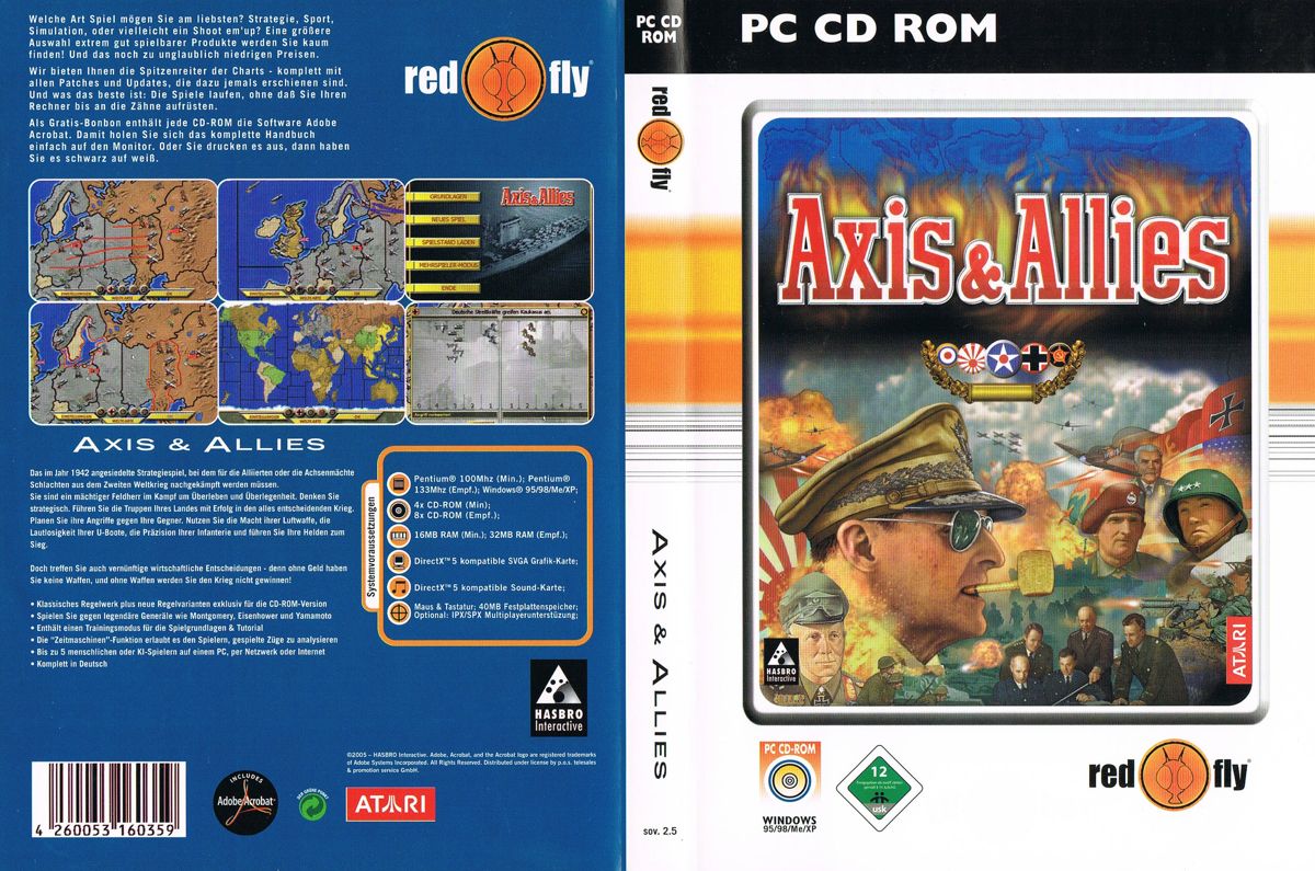 Full Cover for Axis & Allies (Windows) (Red Fly release)