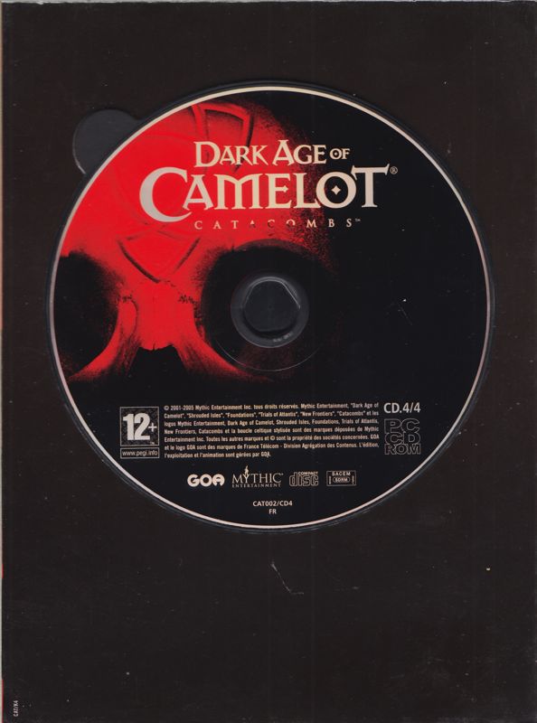 Other for Dark Age of Camelot: Catacombs (Windows): Cardboard Disc Holder #4 - Back