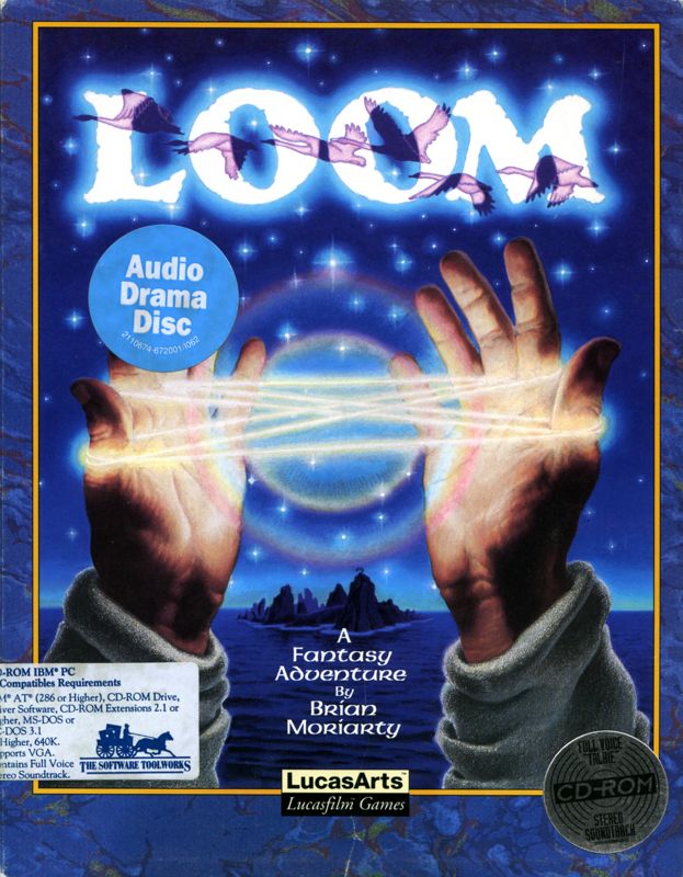 Front Cover for Loom (DOS) (CD-ROM release)