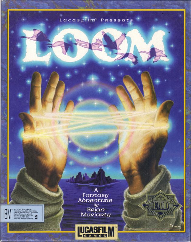 Front Cover for Loom (DOS) (5.25 Version)