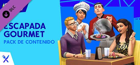 Front Cover for The Sims 4: Dine Out (Windows) (Steam release): Spanish version