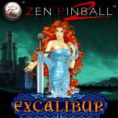Front Cover for Zen Pinball 2: Excalibur (PlayStation 3) (download release)