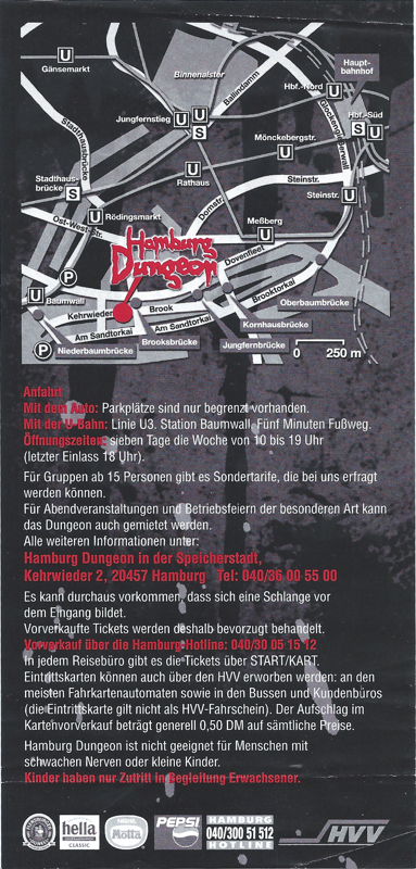 Advertisement for Baldur's Gate II: Shadows of Amn (Windows): Hamburg Dungeon - Back