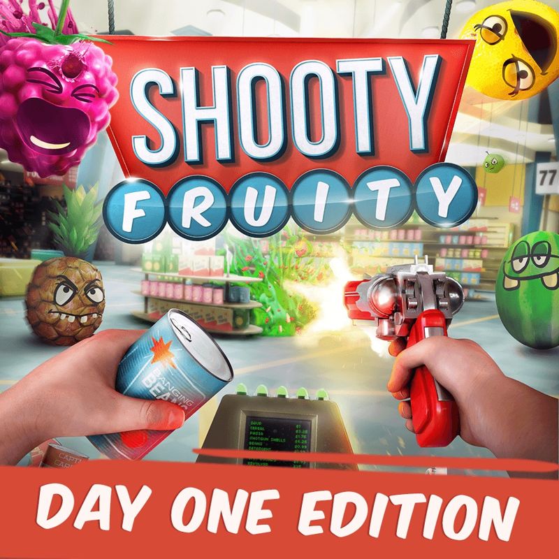 Front Cover for Shooty Fruity (PlayStation 4) (download release): Day One Edition