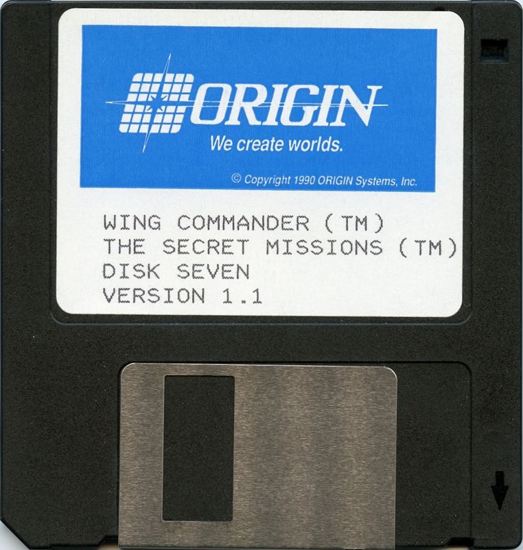 Media for Wing Commander: The Secret Missions (DOS) (3.5" Floppy Disk release): Disk 7