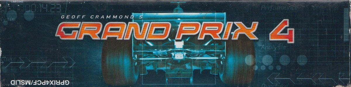 Spine/Sides for Grand Prix 4 (Windows): Bottom (with product code)
