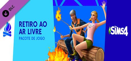 Front Cover for The Sims 4: Outdoor Retreat (Windows) (Steam release): Brazilian Portuguese version