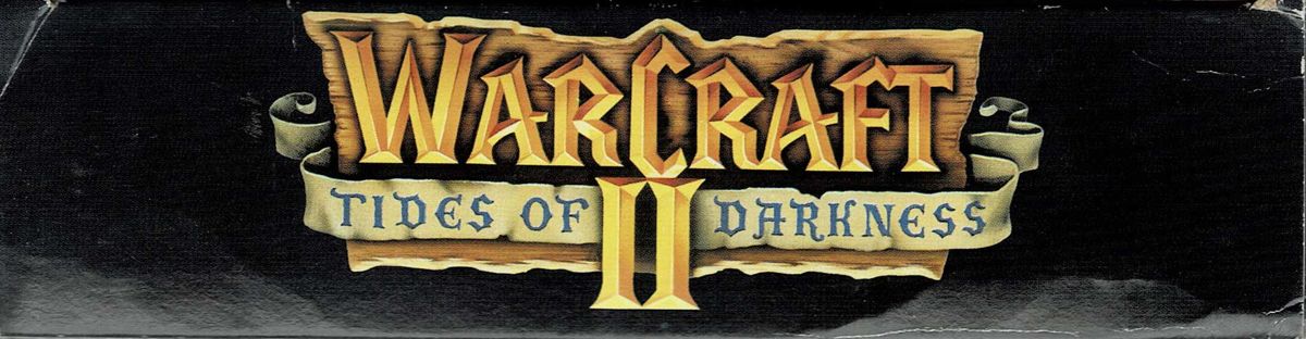 Spine/Sides for WarCraft II: Tides of Darkness (DOS) (Soft Price release): Top