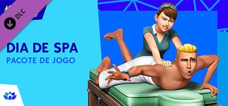 Front Cover for The Sims 4: Spa Day (Windows) (Steam release): Brazilian Portuguese version
